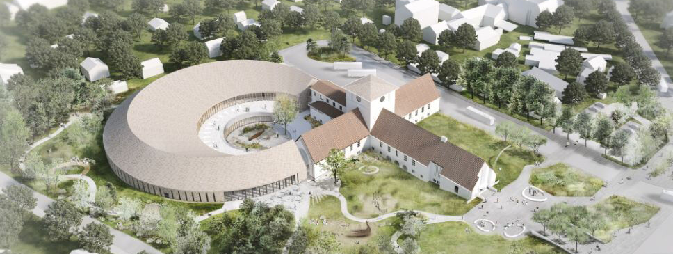 Illustration of the museum building