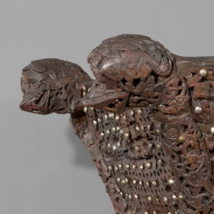 Details of a sleigh from the Viking Age.