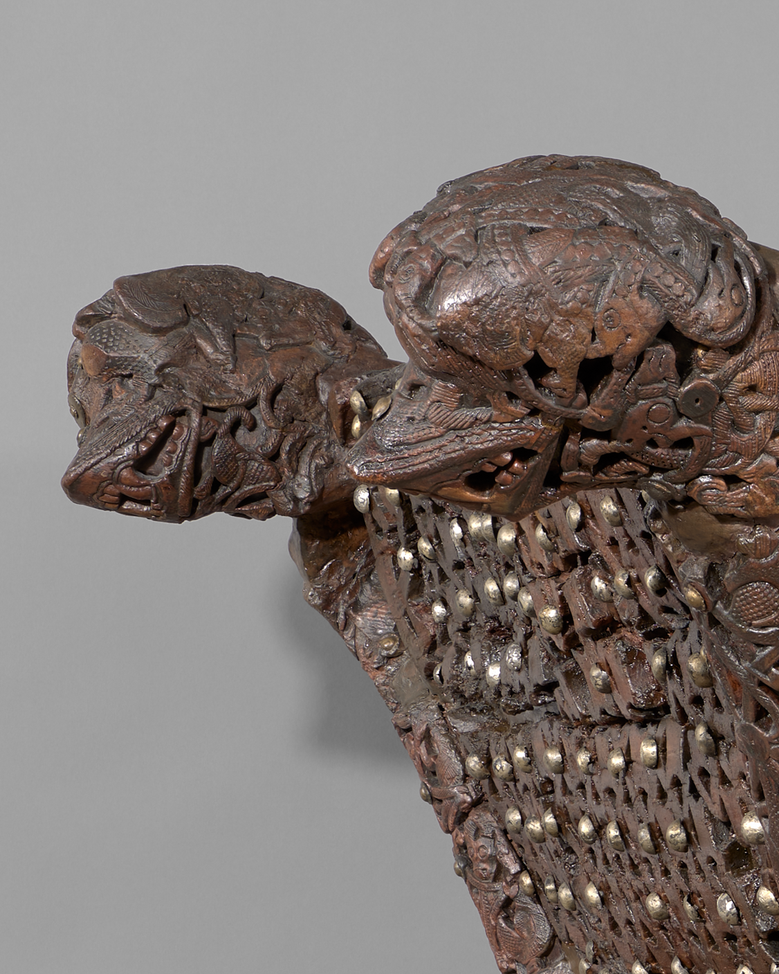 Details on a sledge from the Viking Age