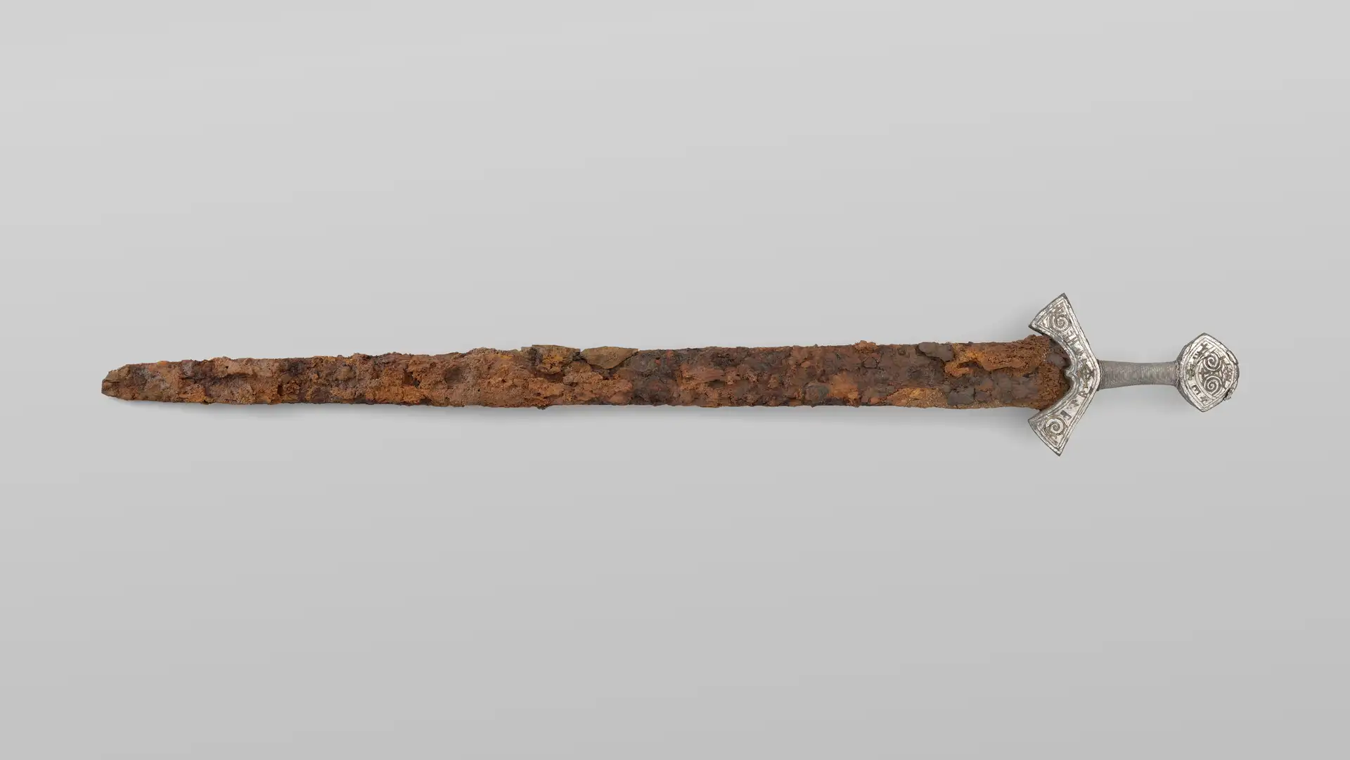 Et sverd fra vikingtiden.